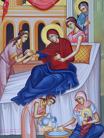 Рождество Пресвятой Богородицы, 30x40x4 см, арт Ид11884