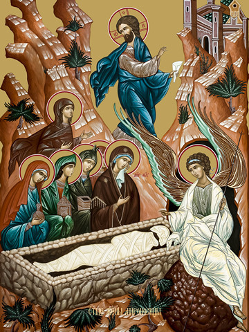 Жены Мироносицы, 30x40x4 см, арт Ид11940
