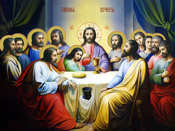 Тайная вечеря, 30x40x4 см, арт Ид11998