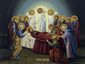 Успение Пресвятой Богородицы, 30x40x4 см, арт Ид12007