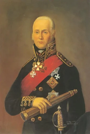 Адмирал Федор Федорович Ушаков, 12x16x3 см, арт А7045