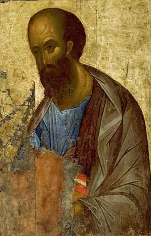 Апостол Павел. Андрей Рублев, 15x20 см, арт А6276