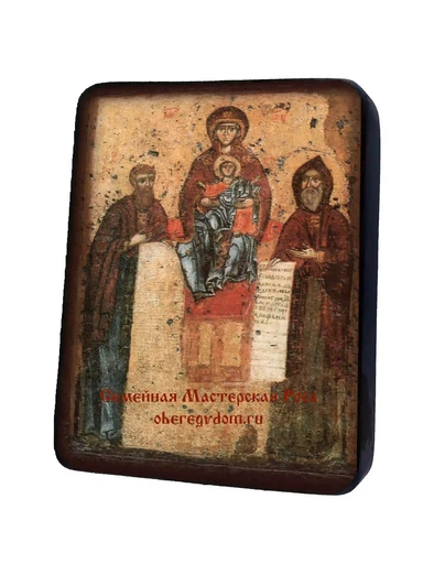Богородица Печерская, Антоний и Феодосий, арт И1168