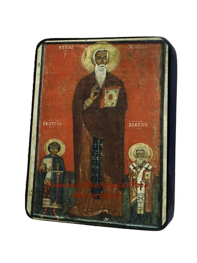 Иоанн Лествичник, Георгий и Власий. Конец XIII век, арт И1145