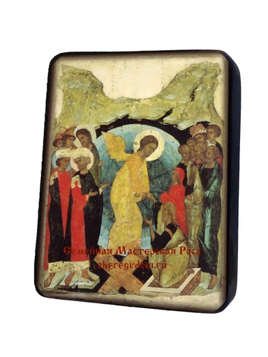 Сошествие Христа во ад. 1408-1410. Андрей Рублёв, арт И1116