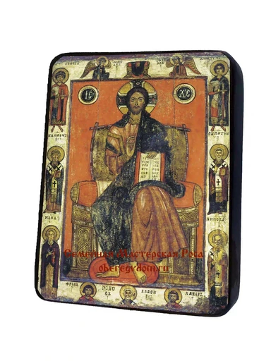 Спас на Престоле с избранными святыми. XIII век, арт И1304