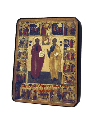 Святые Пётр и Павел в житии. Новгород, арт И017-3