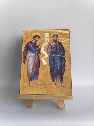 Апостолы Лука и Иаков, 12x16x3 см, арт А178