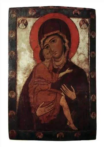 Белоезерская икона Умиление, 12x16x3 см, арт А6912 Белоезерская икона Умиление, 12x16x3 см, арт А6912