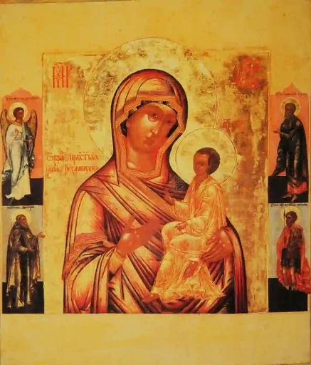 Богоматерь Тихвинская, 15x20 см, арт А7226