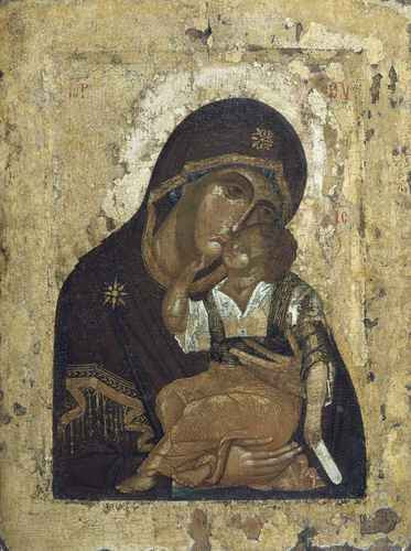 Богоматерь Умиление, 12x16x3 см, арт А1318