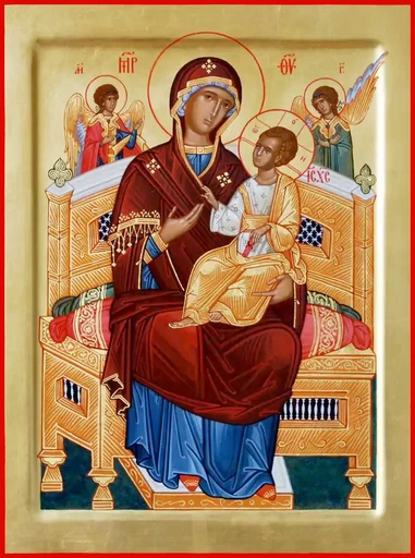 Богородица Всецарица (Пантанасса), арт В870
