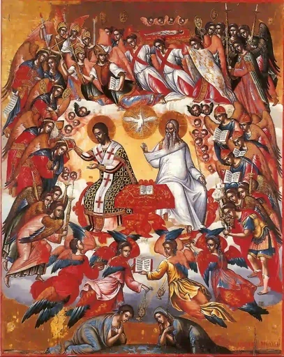 Божественная литургия. Михаил Дамаскин, 7,5x10x1,8 см, арт А4872