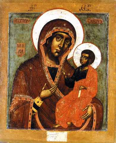 Тихвинская Богоматерь, 15x20 см, арт А4460