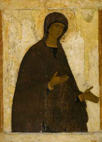 Богородица Деисус, 12x16x3 см, арт А6682 Богородица Деисус, 12x16x3 см, арт А6682