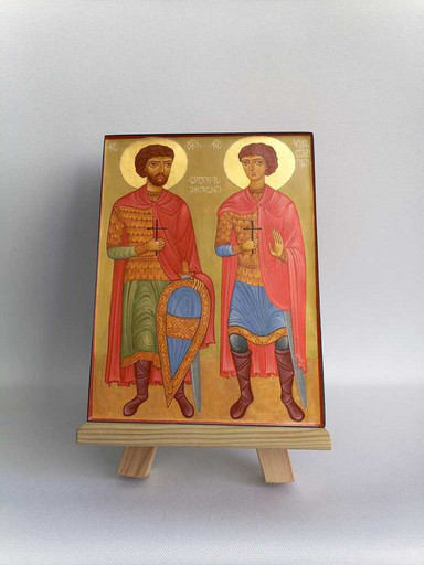 Давид Арагветский, 12x16x1,8 см, арт Б0369