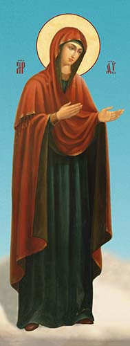 Деисус (Богородица), 25x28 см, арт Ик20733