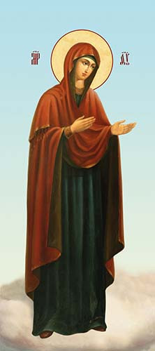 Деисус (Богородица), 25x28 см, арт Ик20732