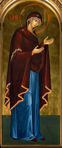 Деисус (Богородица), 25x28 см, арт Ик20736