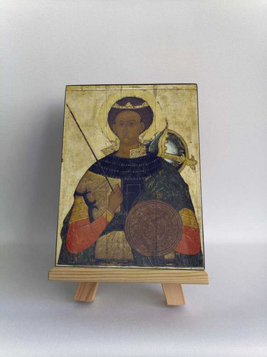 Дмитрий Солунский. XVI в., 7,5x10x1,8 см, арт Б0376
