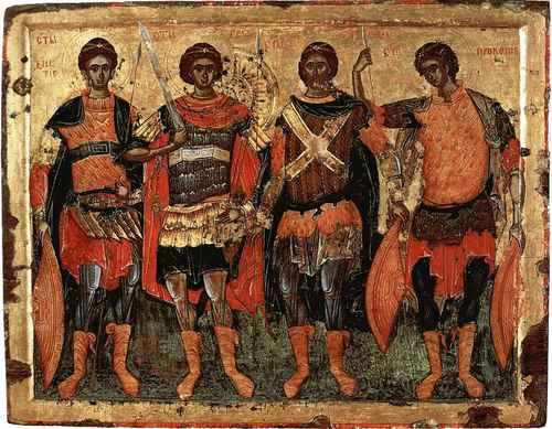 Георгий, Прокопий, 9x12x3 см, арт А183 Георгий, Прокопий, 9x12x3 см, арт А183