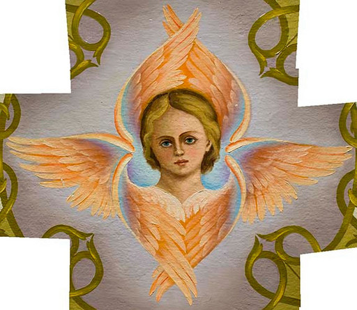 Херувим, 30x40x4 см, арт Ик25079