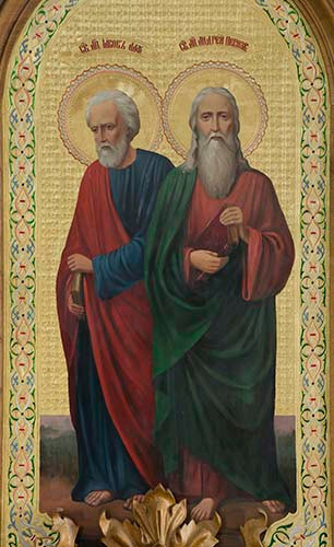 Иаков и Андрей, апп., 30x40x4 см, арт Ик24025