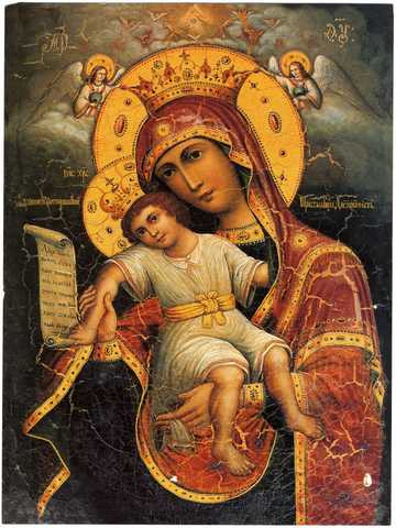 Пресвятая Богородица Достойно есть (Милующая), арт Иг015