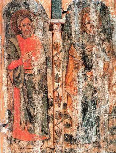 Апостолы Матфей и Фома (Неизвестный автор), 15x20 см, арт А062