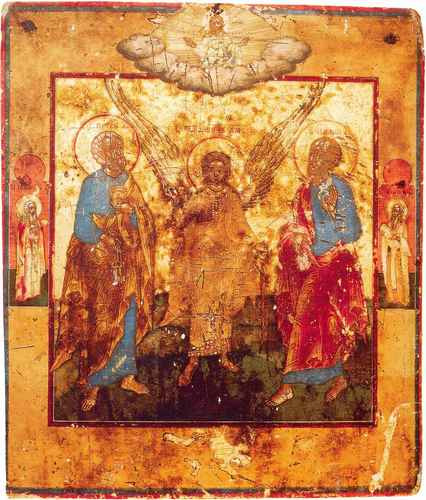 Ангел-хранитель, апостолы Петр и Павел, 15x20 см, арт А309