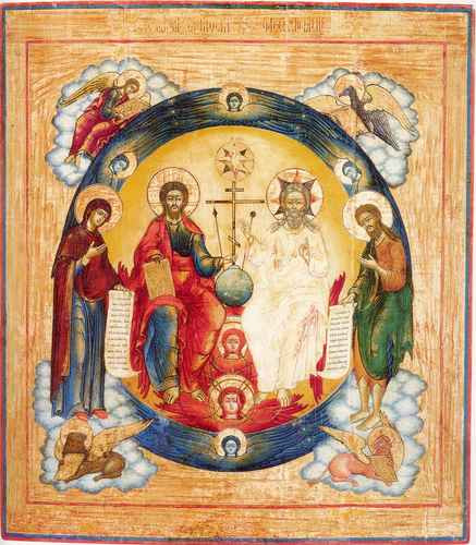 Троица Новозаветная, 15x20 см, арт А303