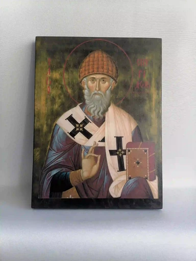 Спиридон Тримифунтский, свт., 30x40x4 см, арт Ик24923