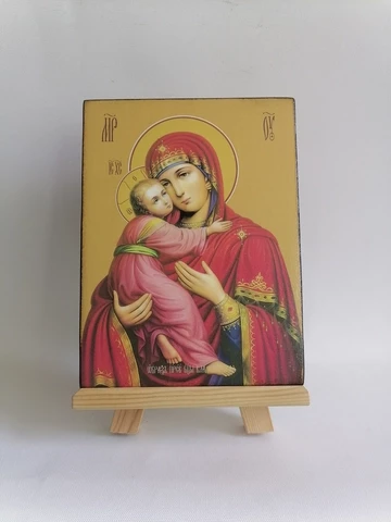 Владимирская икона божьей матери, 15x20 см, арт Ид3410