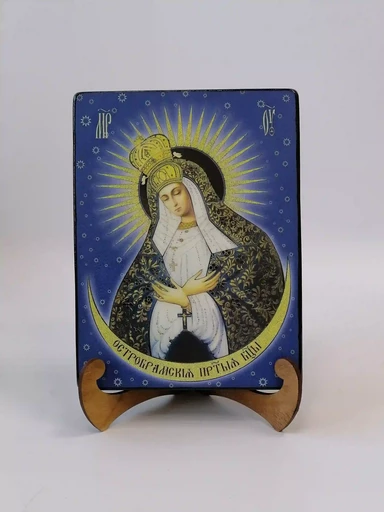Остробрамская икона божьей матери, 15x20х3 см, арт Ид3577-5