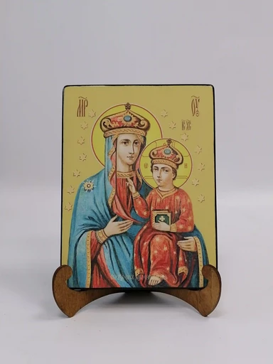 Озерянская икона Божьей матери, 15x20x1,8 см, арт Ид3575