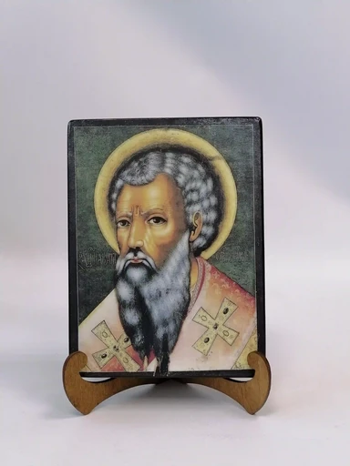 Панкратий, епископ Тавроменийский, 12x16x3 см, арт А509 Панкратий, епископ Тавроменийский, 12x16x3 см, арт А509