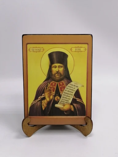 Священноисповедник Виктор, епископ Глазовский, 9x12x3 см, арт Б0288
