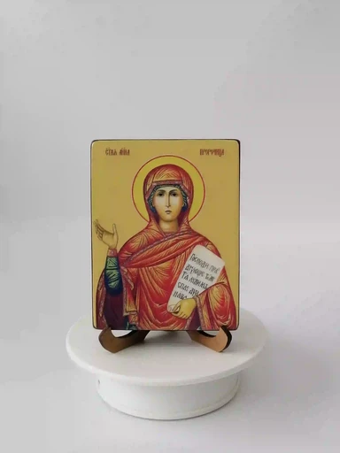 Святая Анна Пророчица, 9x12x4 см, арт Ид4313 Святая Анна Пророчица, 9x12x4 см, арт Ид4313
