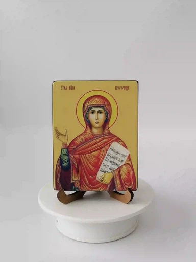 Святая Анна Пророчица, 9x12x3 см, арт Ид4313