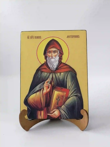 Святой Иоанн Лествичник, 9x12x4 см, арт Ид4043