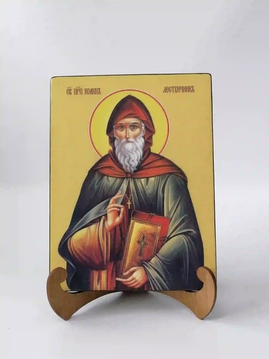 Святой Иоанн Лествичник, 9x12x3 см, арт Ид4043
