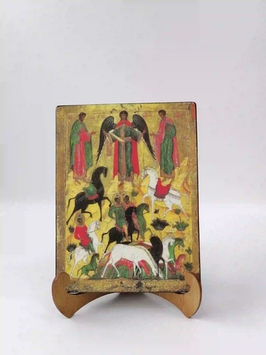 Чудо о Флоре и Лавре, XV век, 14x20x1,8 см, арт А268