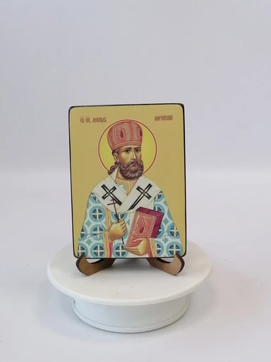 Святой Леонид Марийский, 9x12x3 см, арт Ид4083