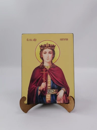 Святая Екатерина Александрийская, 12x16x1,8 см, арт И8571