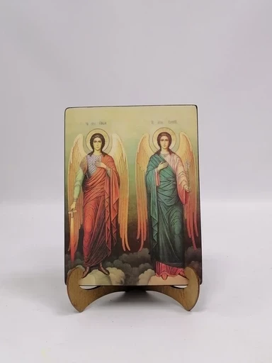 Архангелы Гавриил и Михаил, 12x16x1,8 см, арт И7620