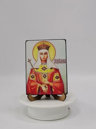 Святая Равноапостольная царица Елена Константинопольская, 9x12x3 см, арт И2848