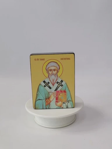Святитель Тарасий Константинопольский, 9x12x1,8 см, арт Ид4246