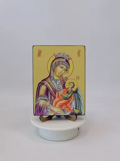 Пресвятая Богородица Утоли моя печали, 9x12x1,8 см, арт Ид3714