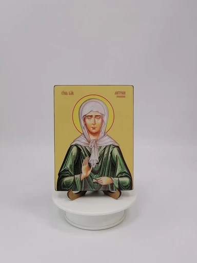 Святая Блаженная Матрона Московская, 9x12x1,8 см, арт Ид4447