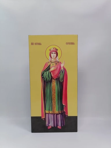 Святая Княгиня Евгения Сербская, 25x52x4 см, арт Ид14752